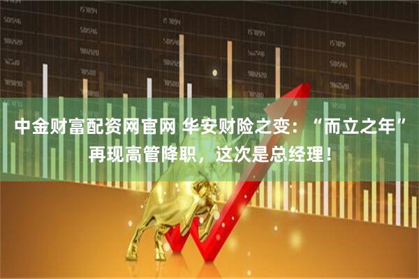 中金财富配资网官网 华安财险之变：“而立之年”再现高管降职，这次是总经理！